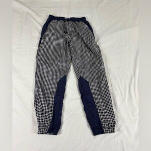 Urban Outfitters Women Gray/Blue Geométric Athletic Nylon Joggers Size M